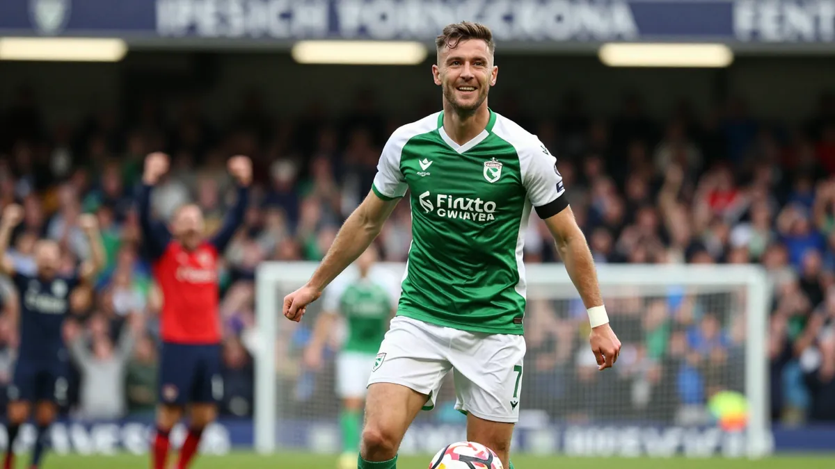 Ipswich Town secured their first pre-season win with a 2-1 victory against Wycombe Wanderers, with Cameron Humphreys...