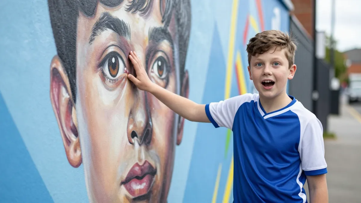 Ipswich Town unveiled a 170-square-metre mural on Princes Street ahead of their Premier League home game against...